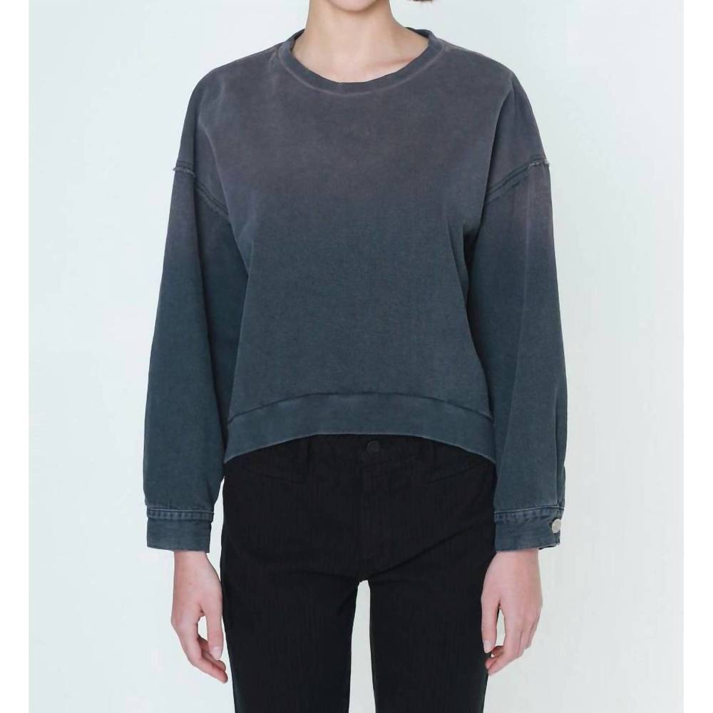 NEW NOEND jill french denim shirt in blue